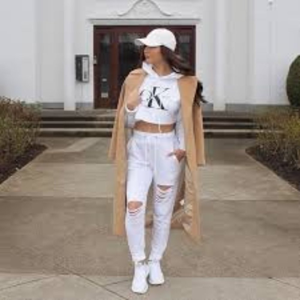 100 COTTON WHITE BASEBALL HAT - Picture 4 of 7
